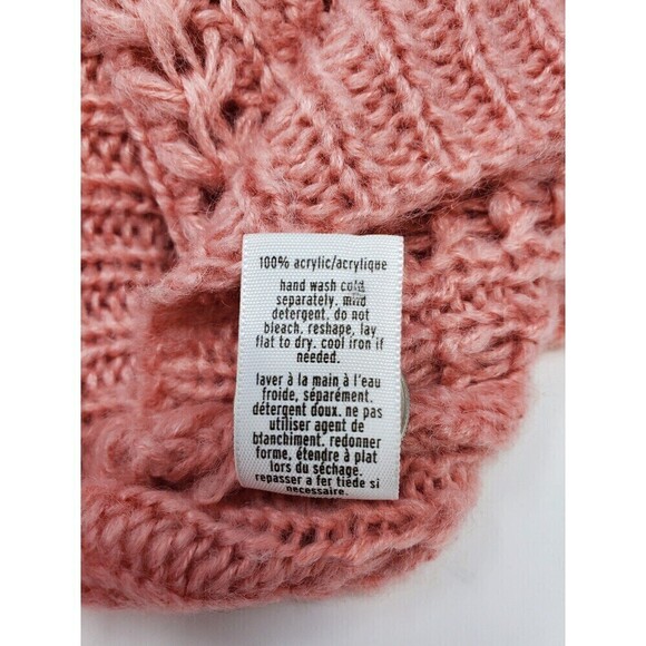 BP BRASS PLUM NORDSTROM BLUSH PINK DUSTY ROSE INFINITY SCARF WOMEN OS - Picture 11 of 11